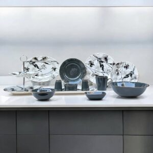 طقم عشاء بورسالين 43 قطعة تركى هيستورى