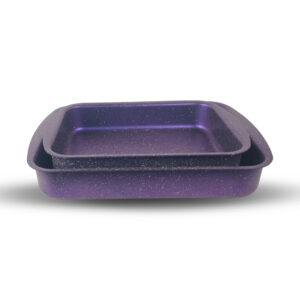 طقم صواني مستطيل طاجن فرن 2 قطعة 30 -35 سم أكتيف جرانيت